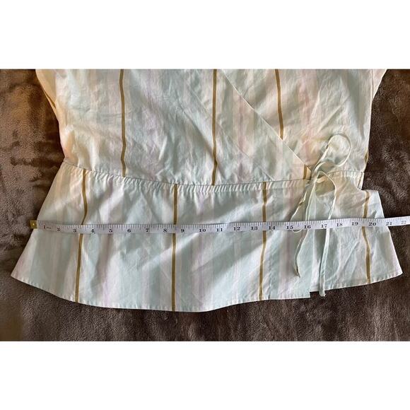 A New Day Mint Wrap Top Size M - Picture 5 of 6